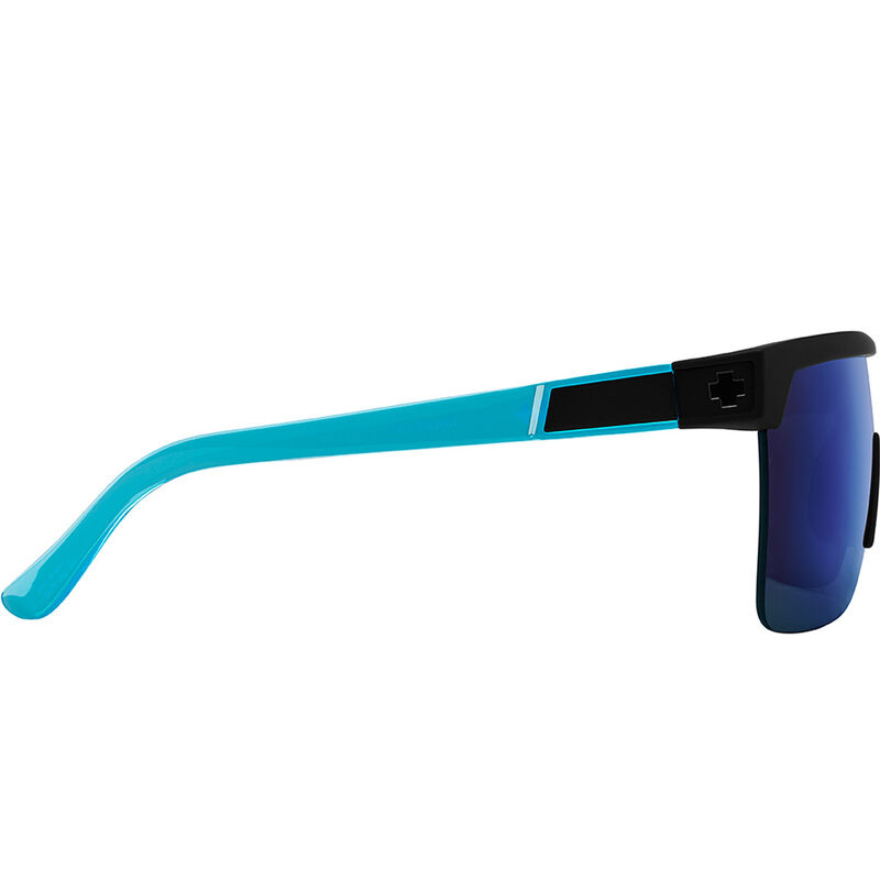 FLYNN 5050, Soft Matte Black Translucent Blue-HD Plus Gray Green with Dark Blue Spectra Mirror, hi-res image number null